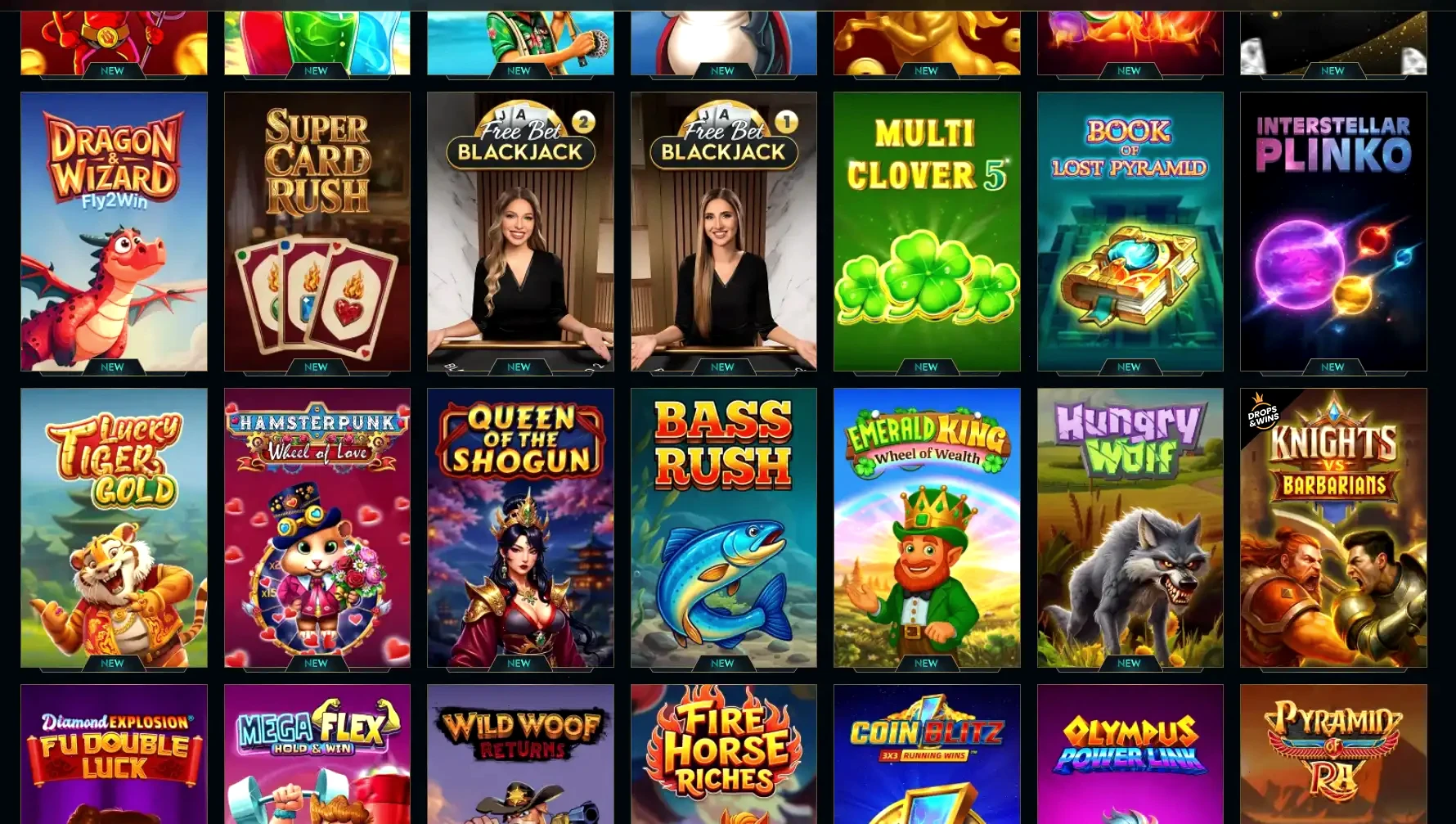Interface du live casino Turbo Wins